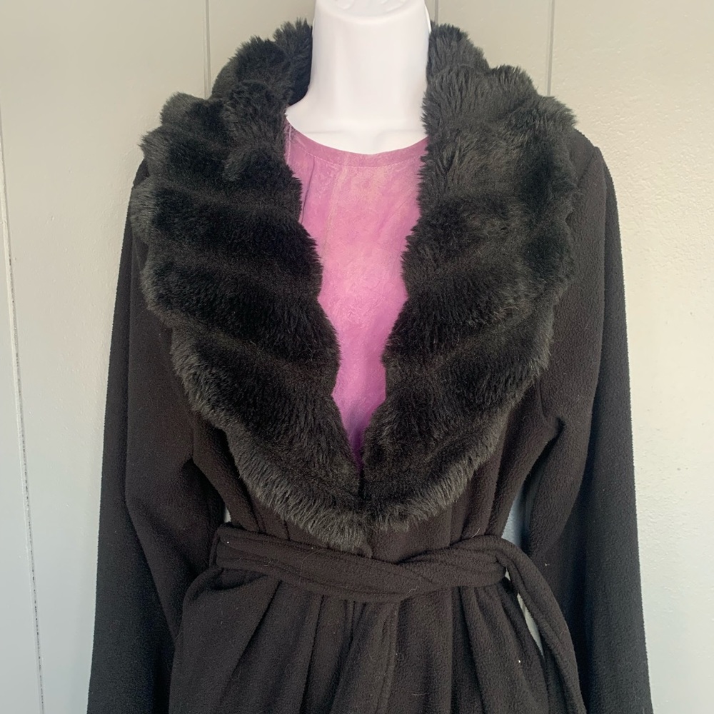 Warm Black Wrap Jacket!